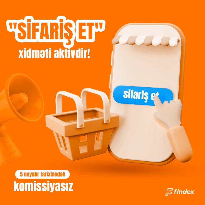 Komissiyasız sifariş 🤩